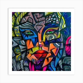 Abstract Of A Woman Art Print