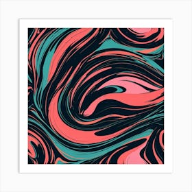 Abstract Swirls Art Print 0 1 Art Print