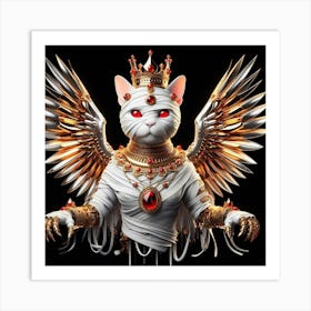 Mummy Cat 1 Art Print