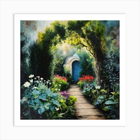 Into The Garden Art Print