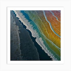 Rainbows In The Desert Art Print