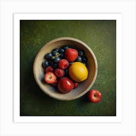 Gardener Summer Fruits Art Print 2 Art Print