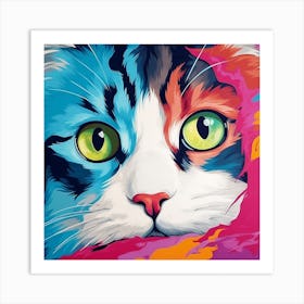 Cat Painting 5 Art Print