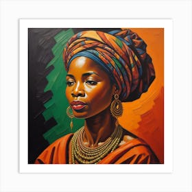 African Woman Art Print