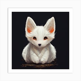 White Fox 1 Art Print