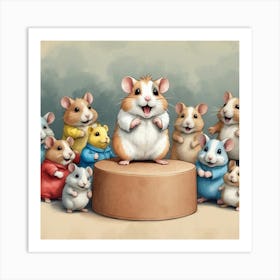 Hamsters 1 Art Print