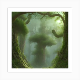 Fantasy Forest Art Print