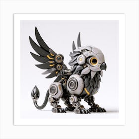 Robot Griffin Art Print