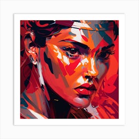 Warrior Queen Fine Art Style Portrait Art Print