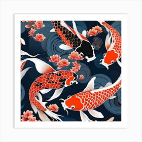 Koi Fish 9 Art Print