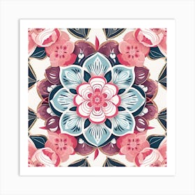 Floral Pattern 1 Art Print