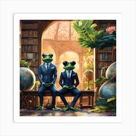 Frogs 1 Art Print