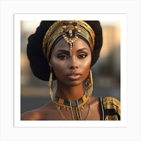 African Beauty Art Print