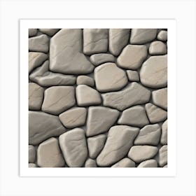 Stone Wall 3 Art Print