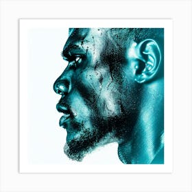 Portrait Of a Black Man 1 Art Print