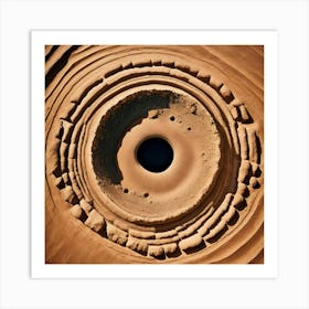 Eye In The Sand Art Print