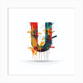 Letter U Art Print