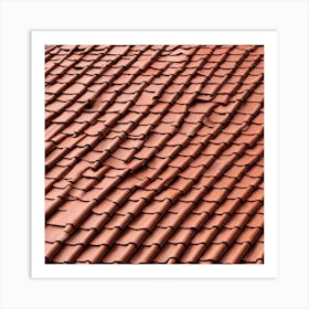 Tiled Roof 8 Art Print