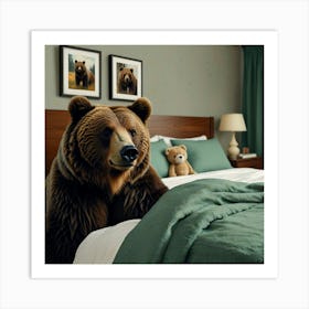 Leonardo Lightning Animals In My Room Bear Art 1 Art Print