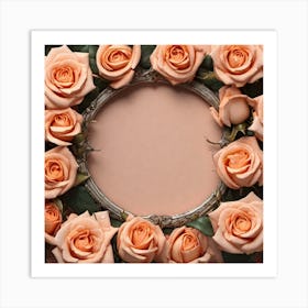 Frame Of Roses 9 Art Print