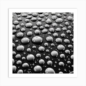 Water Droplets 21 Art Print