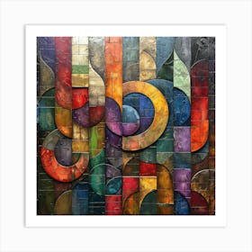 Abstract Abstract Painting 3 Art Print