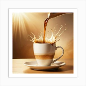 Coffee Pouring 56 Art Print