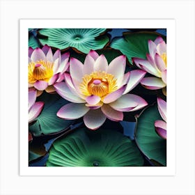 Lotus Flower 69 Art Print