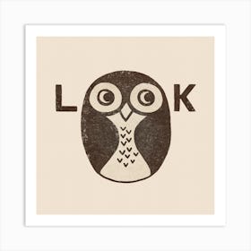 Look! Art Print