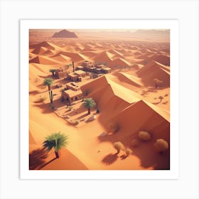 Desert Landscape 76 Art Print