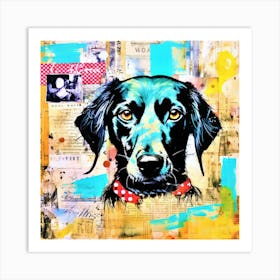 Dogz Dog - Cute Dog Big Art Print