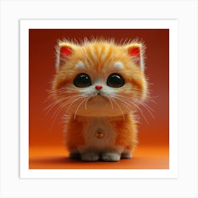 Cute Kitten 10 Art Print