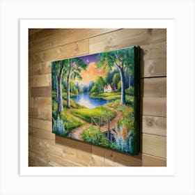 Landscape Painting Art Print