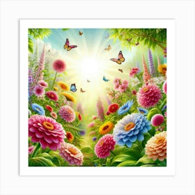 Flower Garden 2 Art Print