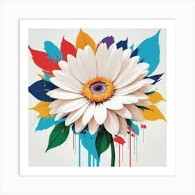 Colorful Flower 1 Art Print