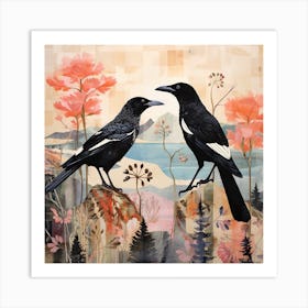 Bird In Nature Crow 3 Art Print