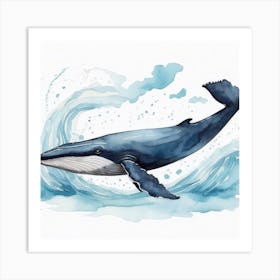 Humpback Whale Art Print