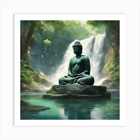 Buddha Statue Art Print