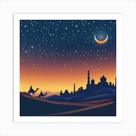 Ramadan Background 9 Art Print