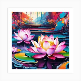 Lotus 9 Art Print