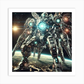 Converted Kaiju Mech Art Print