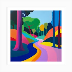 Abstract Park Collection Daan Forest Park Taipei 2 Art Print