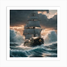 Stormy Seas Art Print