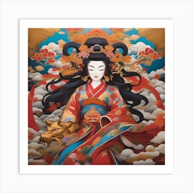 GODESS OF GOOD FORTUNE Art Print