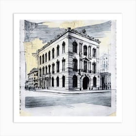 San Francisco Bank Building Art Print