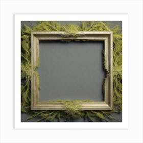 Frame With Feathers Art Print