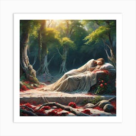 Dream In The Woods 1 Art Print