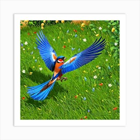 Bird In Flight 21 Art Print