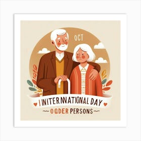 International Day Of Older Persons 1 Art Print