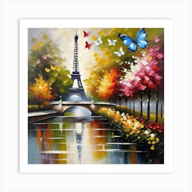 Paris Eiffel Tower 77 Art Print